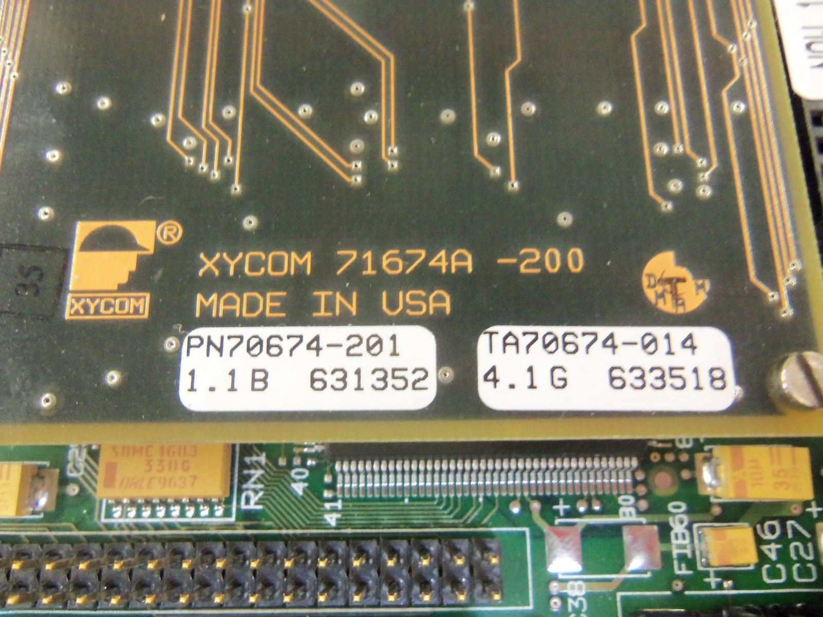 XYCOM XVME-674 CPU *USED*