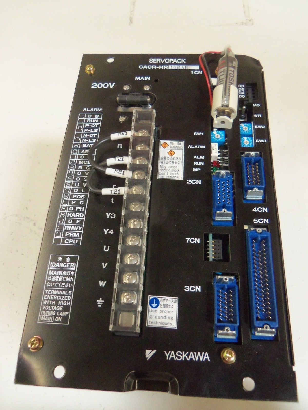 YASKAWA SERVOPACK CACR-HR10BAB SERVO DRIVE *USED*