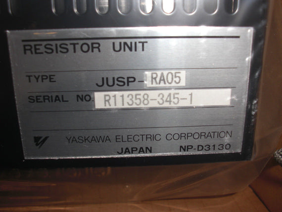 YASKAWA JUSP-RA05 REGENERATIVE RESISTOR UNIT *NEW IN THE BOX*