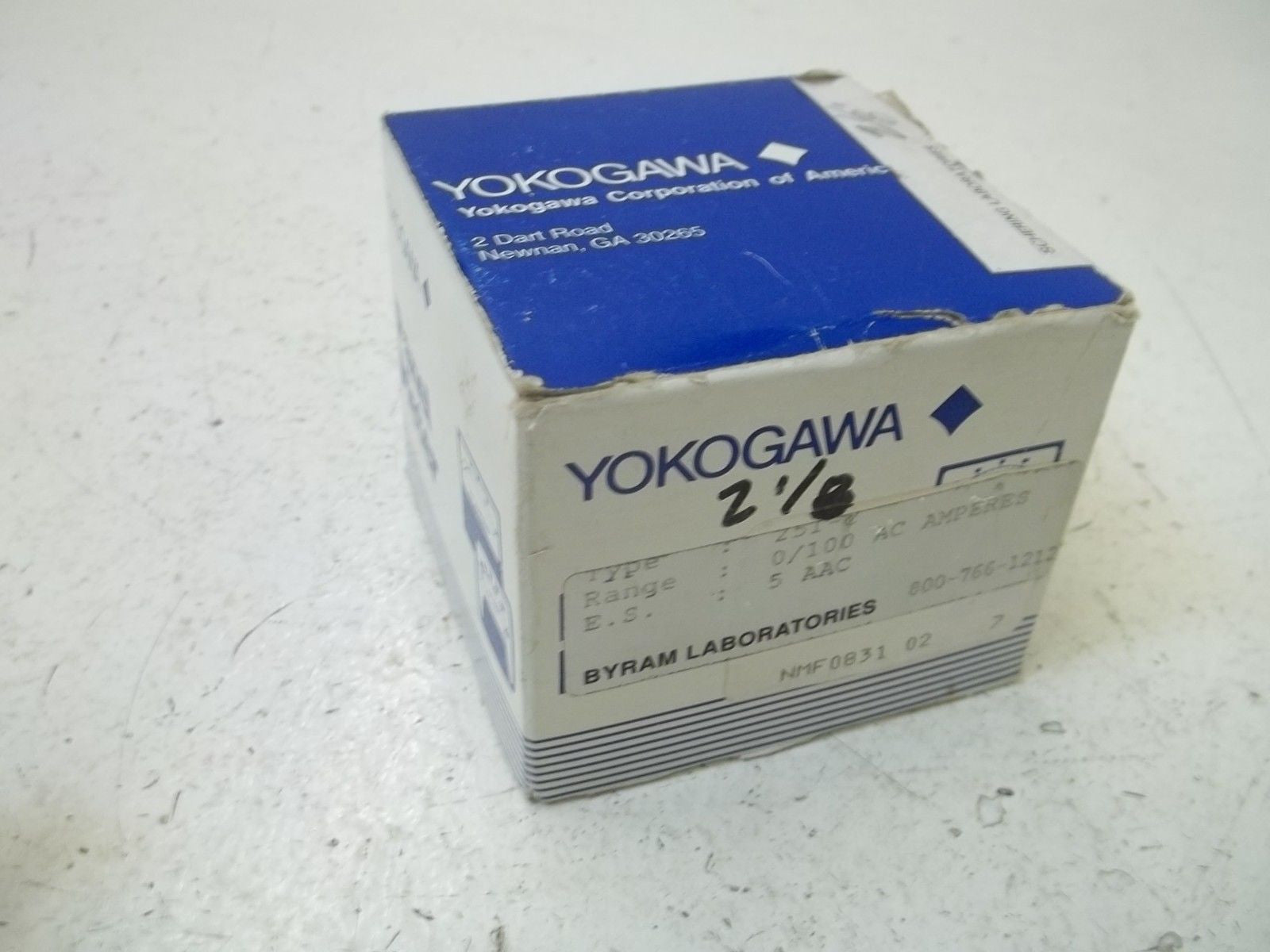 YOKOGAWA 251-2 PANEL METER 0-100 *NEW IN BOX*