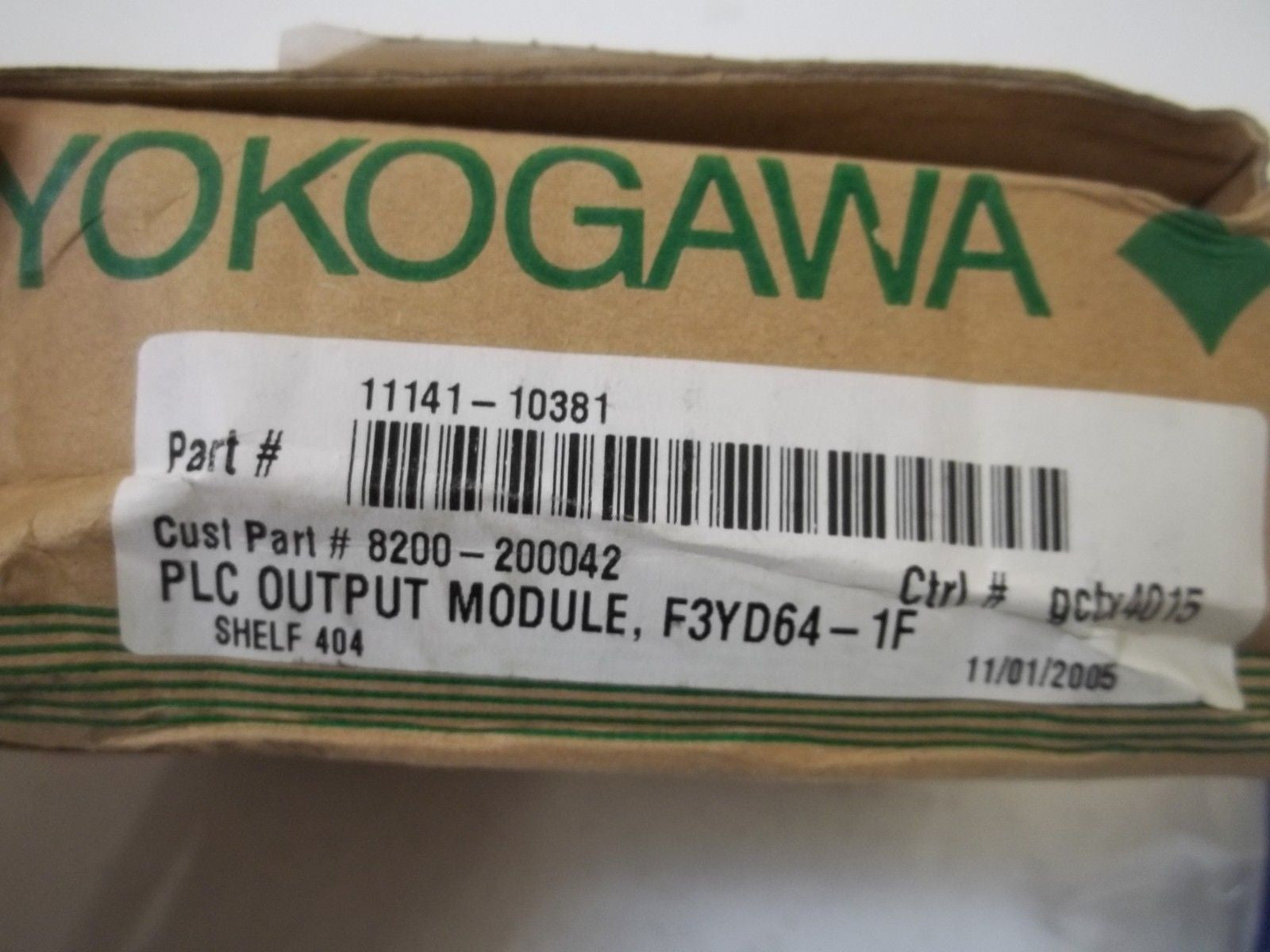YOKOGAWA F3YD64-1F OUTPUT MODULE *NEW IN BOX* (as pictured)