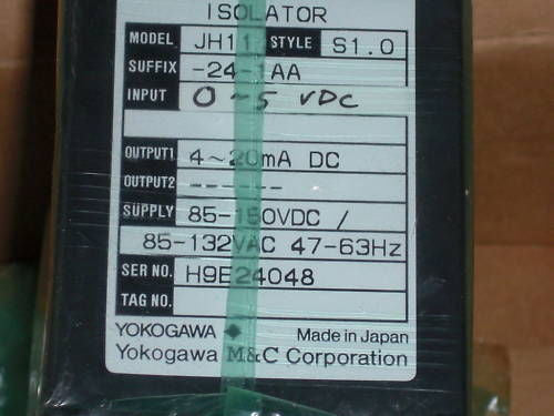 YOKOGAWA JH11-24-1AA ISOLATOR  *NEW IN BOX*
