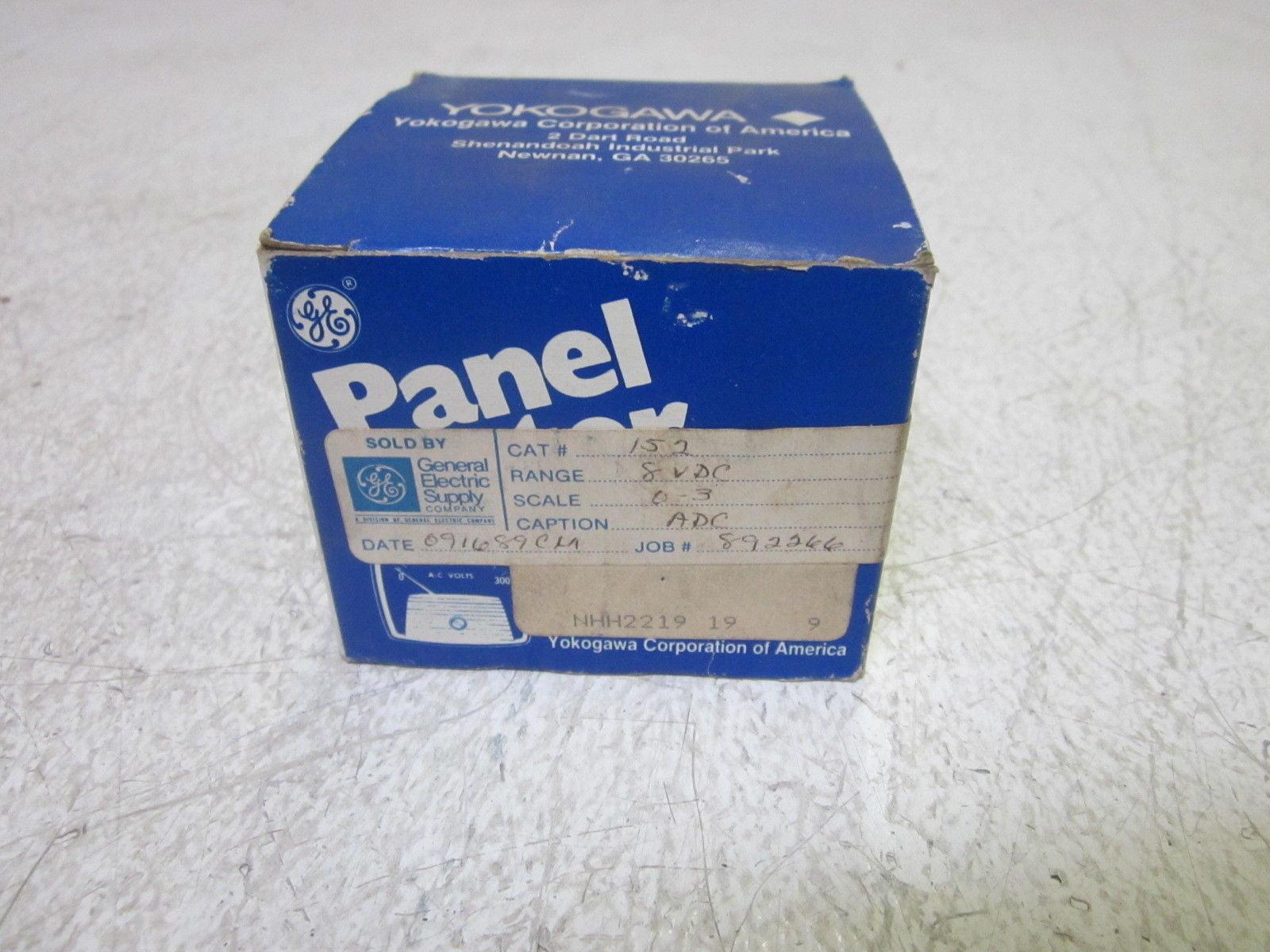 YOKOGAWA NHH2219 19 9 0-3 D-C AMPERES *NEW IN BOX*