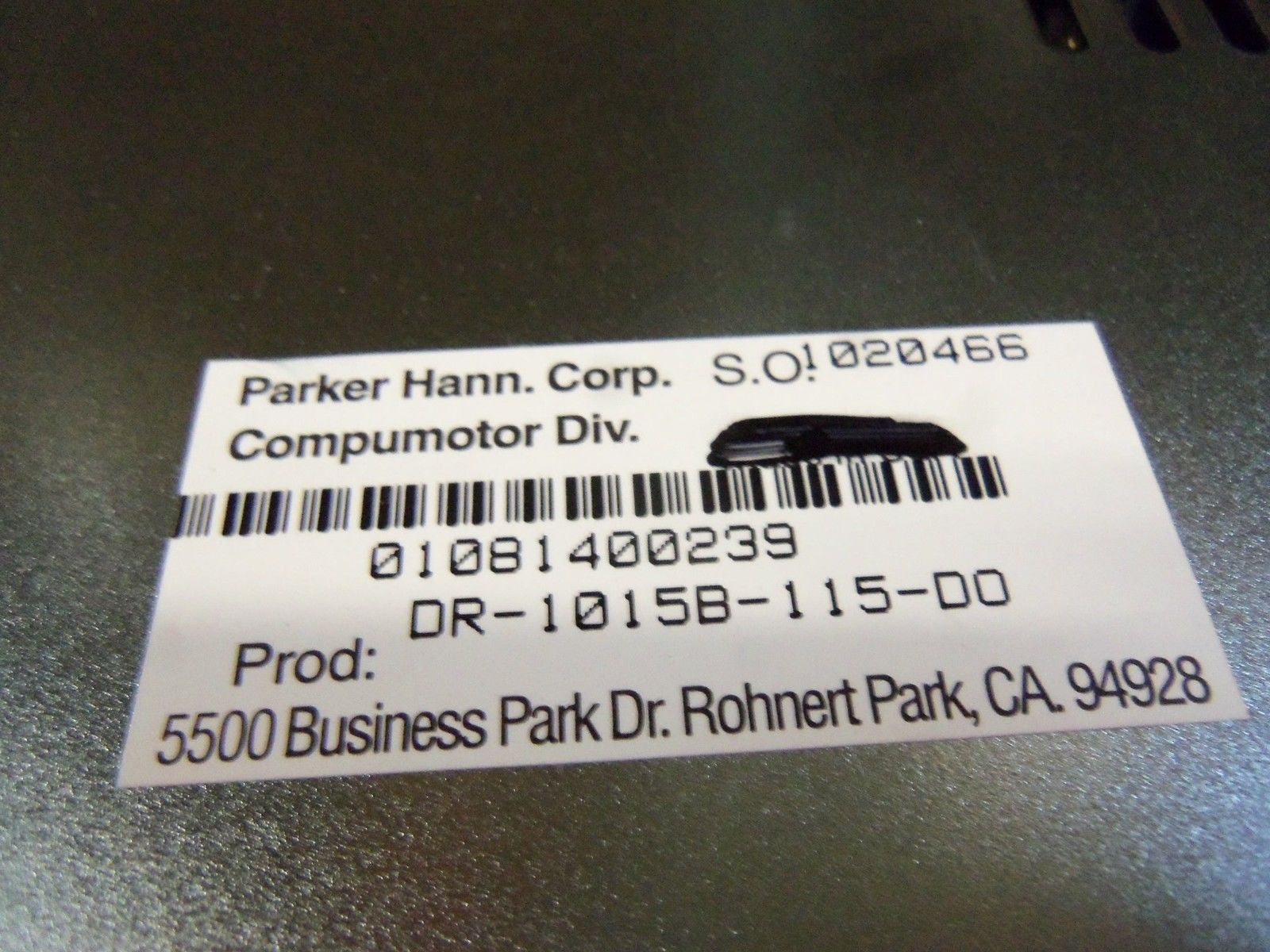 YOKOGAWA SR1008B62-3SN*1C SERVO DRIVE DR-1015B-115-DO *USED*