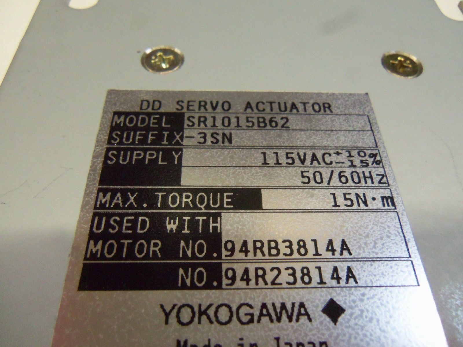 PARKER COMPUMOTOR SR1015B62-3SN SERVO DRIVE DR-1015B-115 *USED*