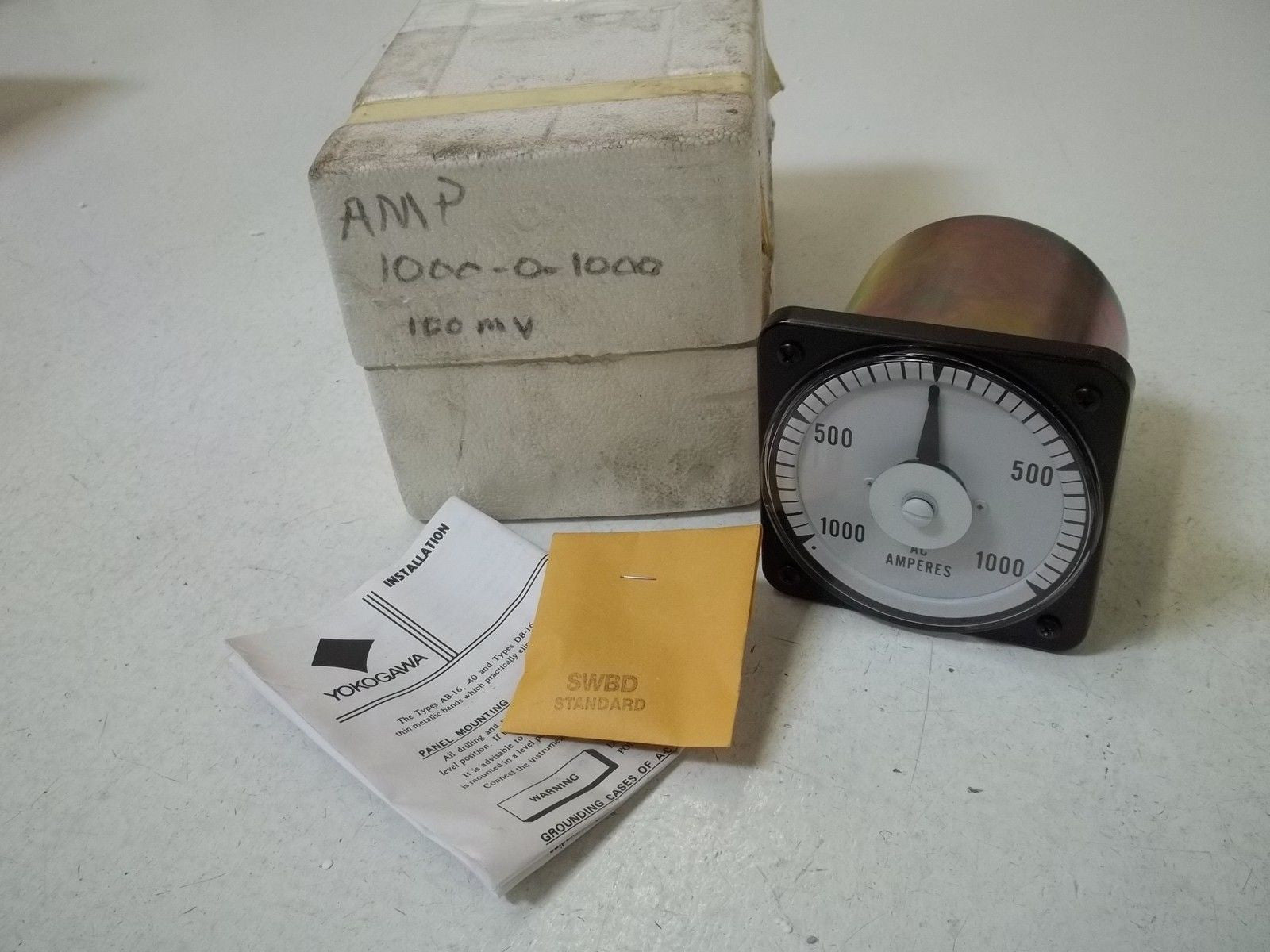 YOKOGAWA YE/DB40 PANEL METER 1000-0-1000 *NEW IN BOX*