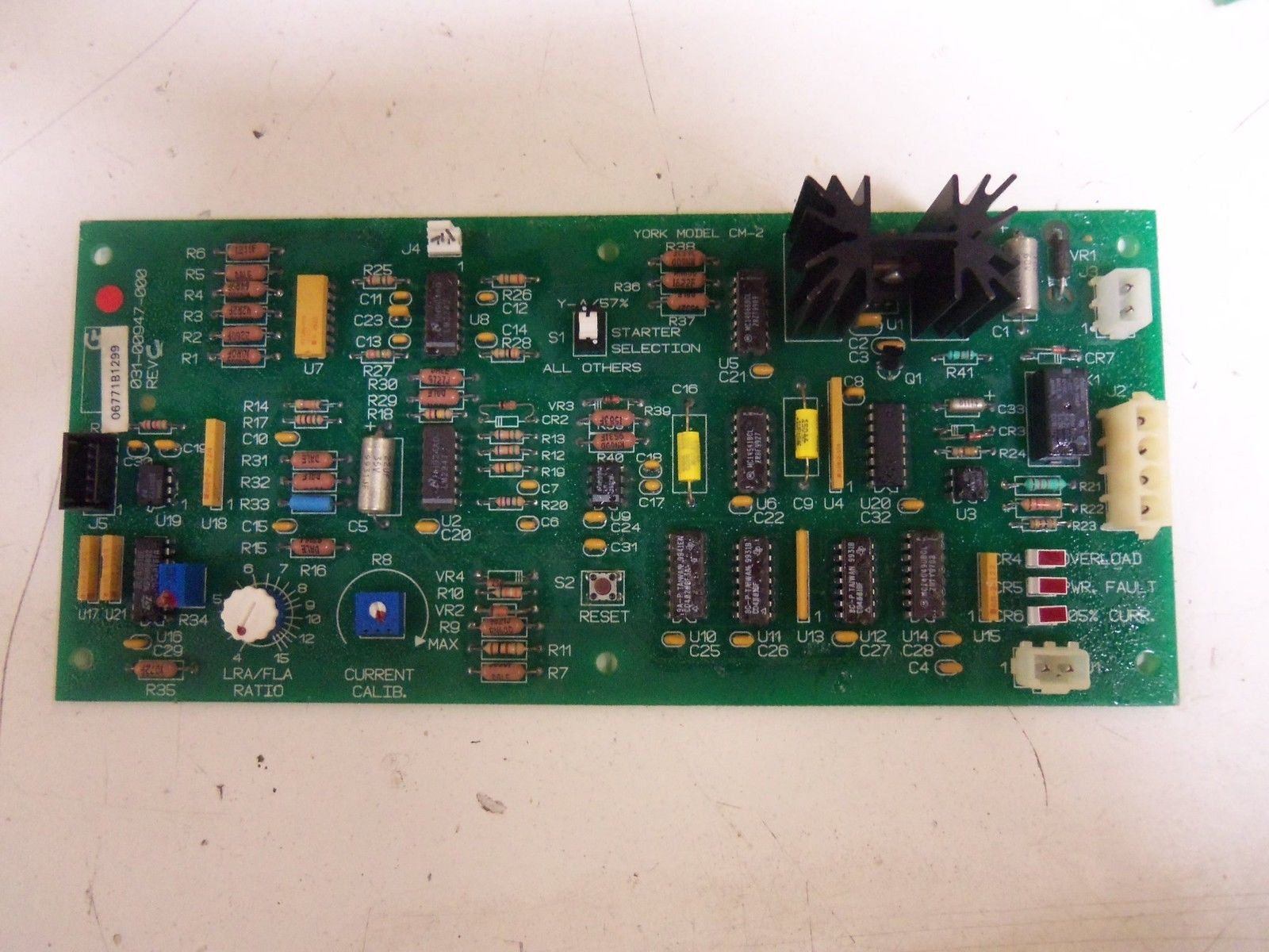 YORK CURRENT CONTROL MOD 031-00947-000 *USED*