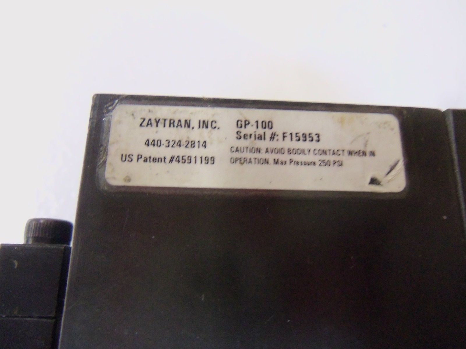 ZAYTRAN, INC. GP-100 *USED*